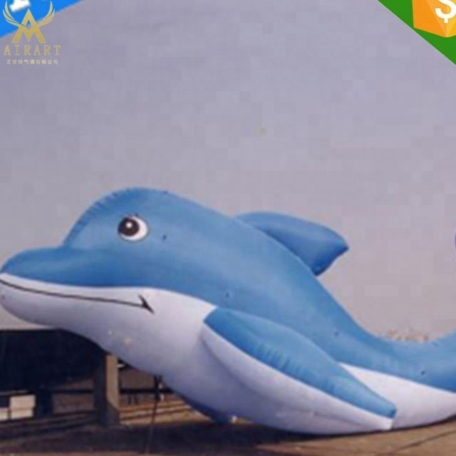 inflatable dolphin, giant inflatable fish for store show decoration