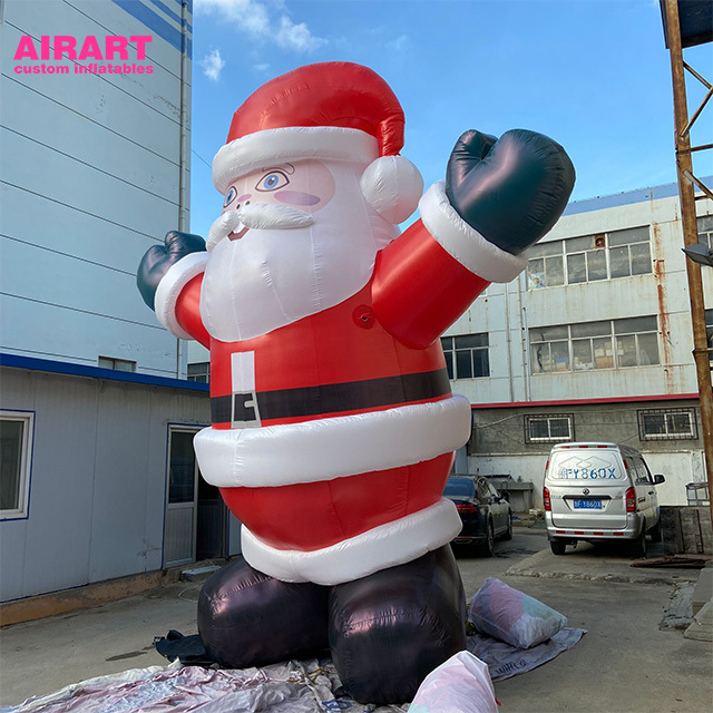 Cute Christmas inflatable figure, commercial-inflatable-santa-clausre for Christmas