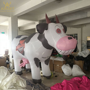 Hot sales outdoor advertising giant inflatable milka cow/inflatable cow/inflatable dairy cow model