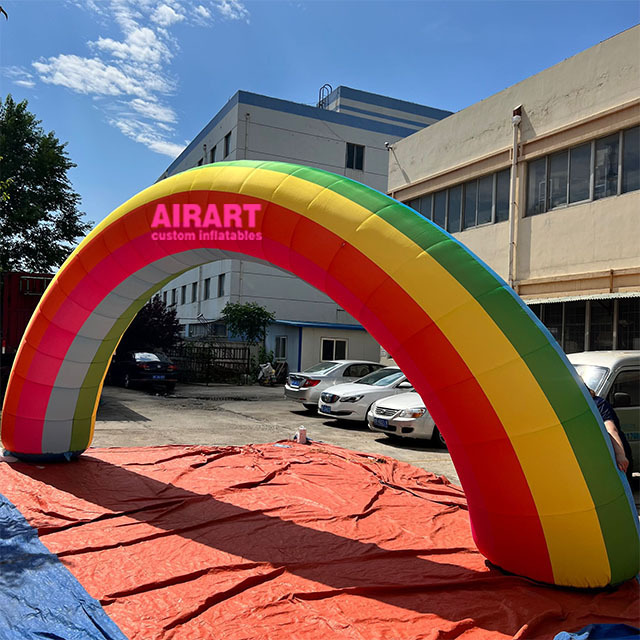 Valentine's Festival inflatable arch inflatable rainbow arch