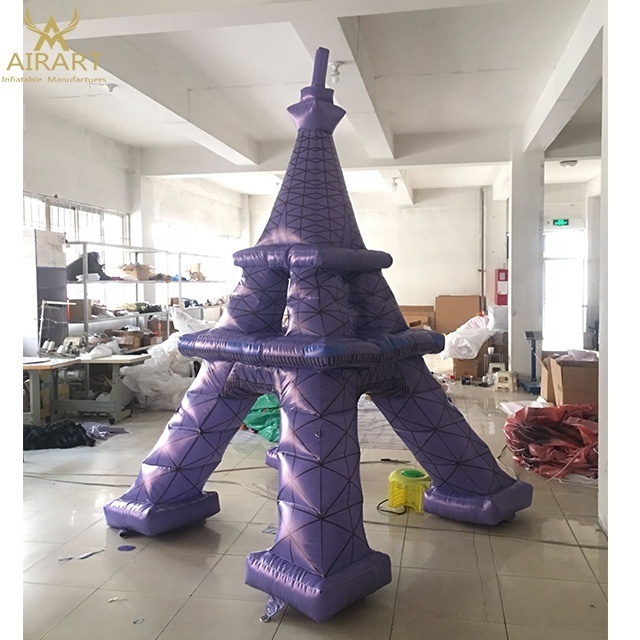 Classic building logo model custom inflatable lighthouse/inflatable Eiffel Tower