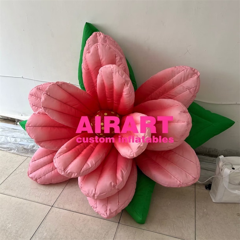 Inflatable purple flower air balloon,inflatable building hanging flower toy