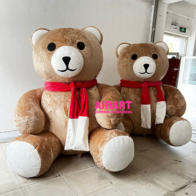 Giant inflatable plush Bear glare inflatable plush Ursus arctos customized logo