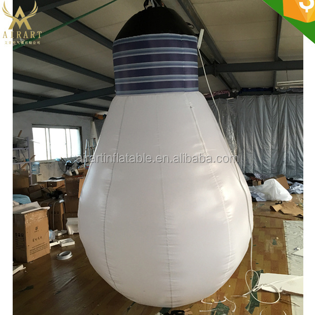 Hot sale giant inflatable light bulb, inflatable led bulb for advertising