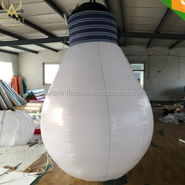 Hot sale giant inflatable light bulb, inflatable led bulb for advertising