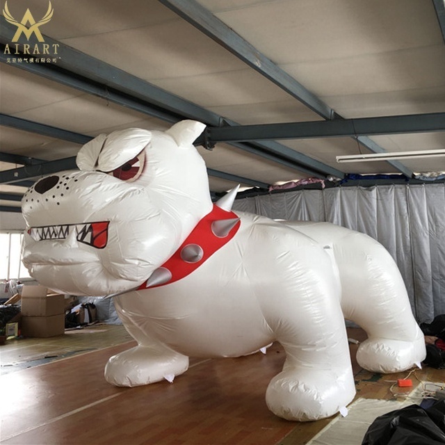 PVC inflatable giant bulldog, high quality inflatable dog for rescue activities