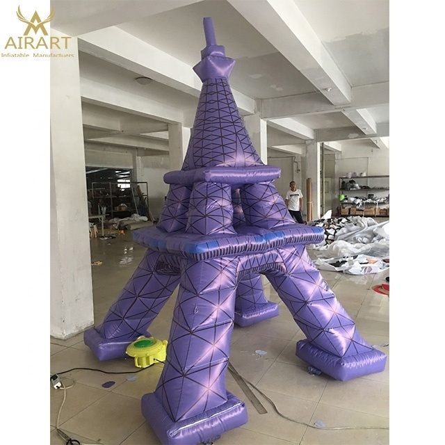 Classic building logo model custom inflatable lighthouse/inflatable Eiffel Tower