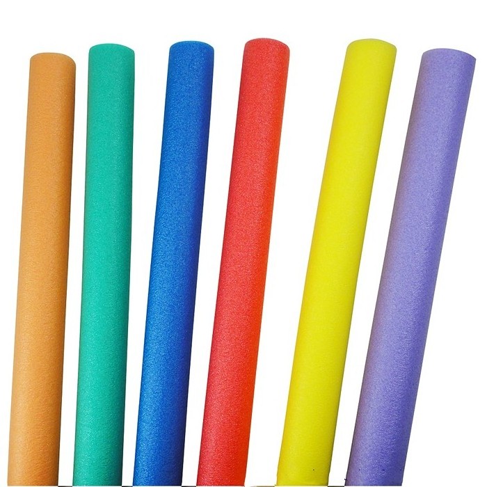 pipe padding tube solid black round floating soft foam pool swimming noodles