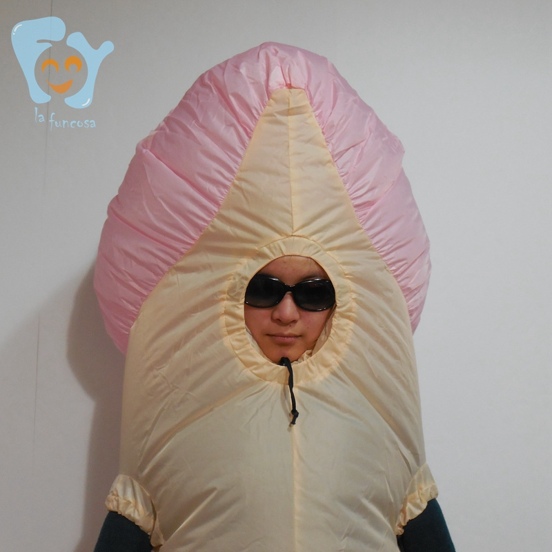 Funny Halloween Costumes Fat inflatable  Penis Costumes for Adults