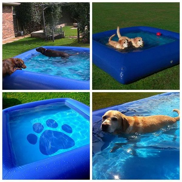 customized style pvc summer swimming pool inflatable dog pool