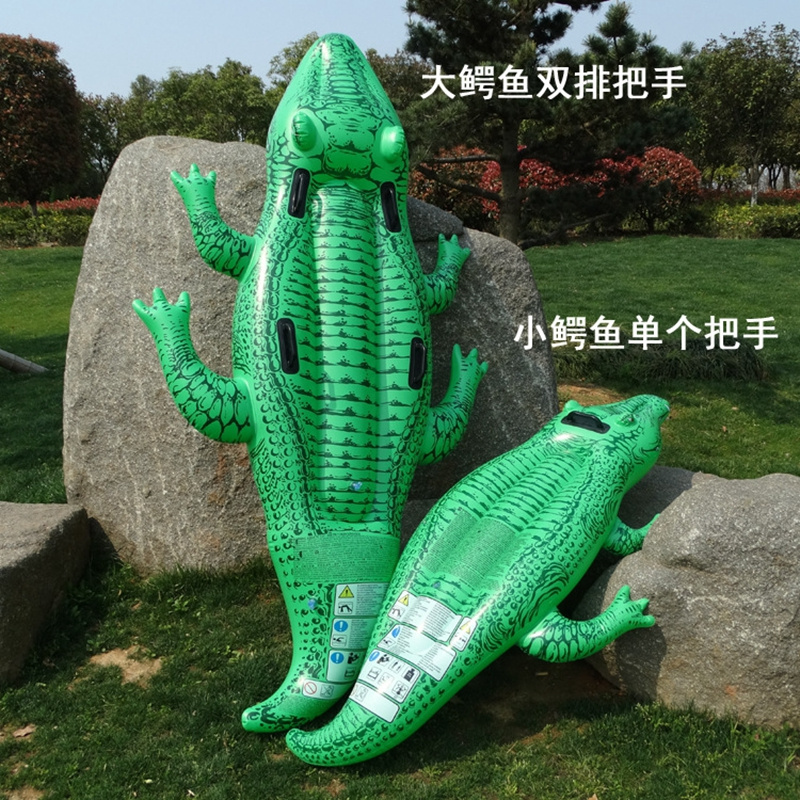 Adult Inflatable Crocodile Pool Floats Ride on Animal Raft