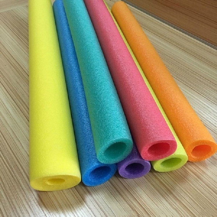 pipe padding tube solid black round floating soft foam pool swimming noodles