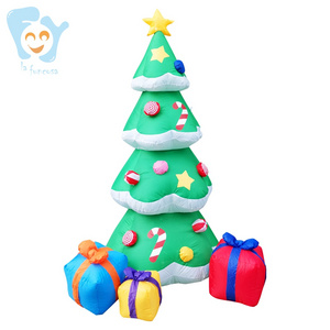 7ft Lighted Outdoor Indoor Lawn Inflatable Christmas Tree Decoration