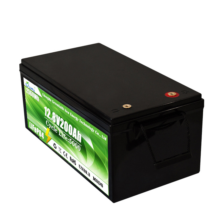 12v Lithium Battery Deep Cycle 12v 100ah 200ah Solar RV Caravan Marine LPF Lifepo4 Prismatic Lithium Ion Battery