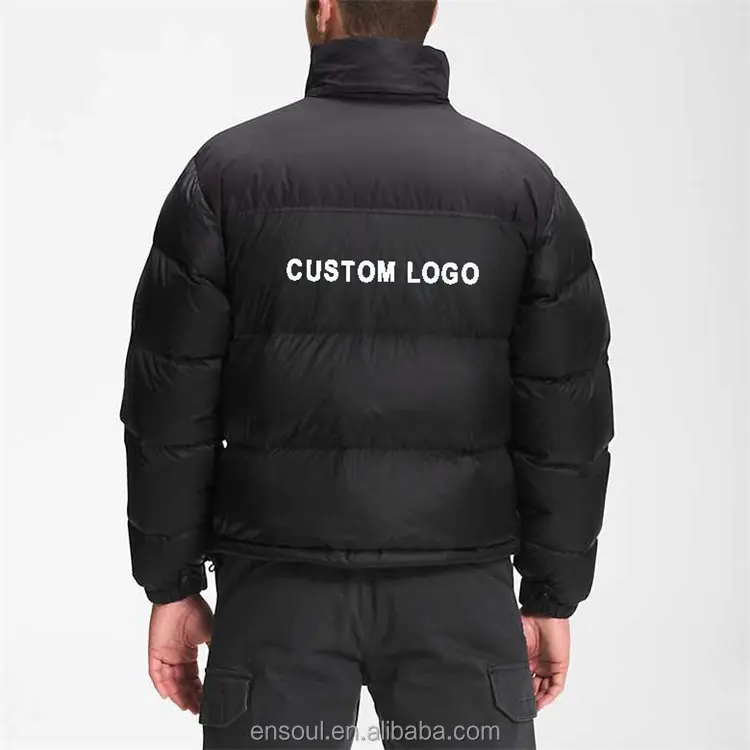 wholesale custom logo oem print winter bubble jacket men reflective duck down outdoor men puffer jackets and coats