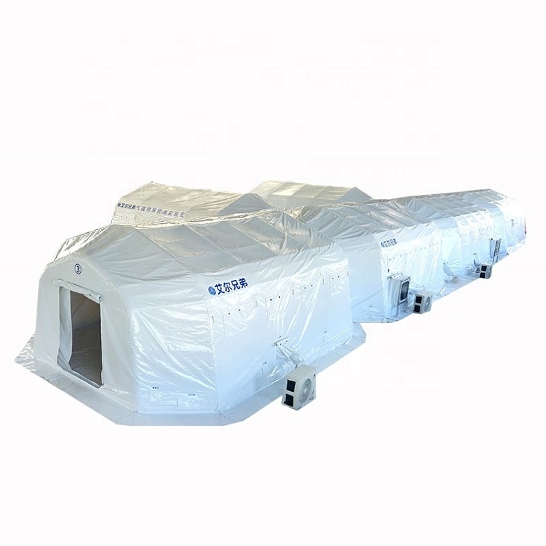 Hot Sale Medical Hospital Inflatable Manufacture Large Double Layer Negative Pressure Outdoor Pvc Pneumatic Tent