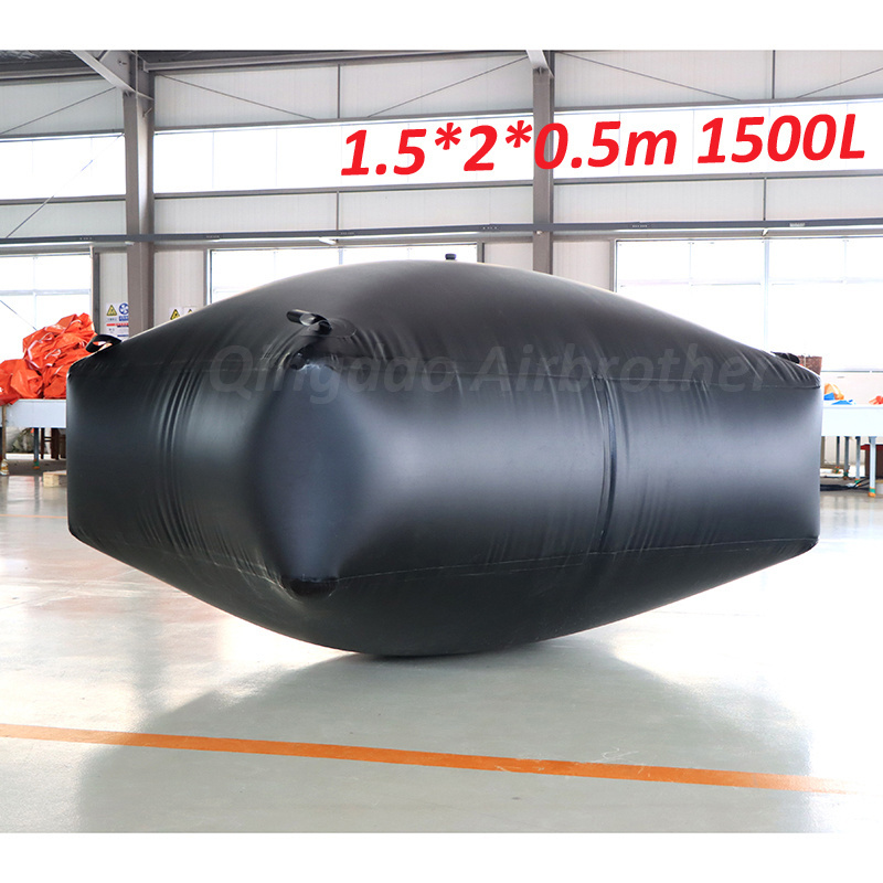 China Factory Supply 2000liters PVC Collapsible Rectangular Water Storage Tank