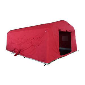 Custom Made Marquee Air Camping Tube Tent Red Inflatable Tent For Outdoor