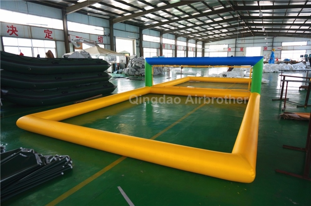 Commercial Grade Outdoor Beach Games Inflatable Water Volleyball Court