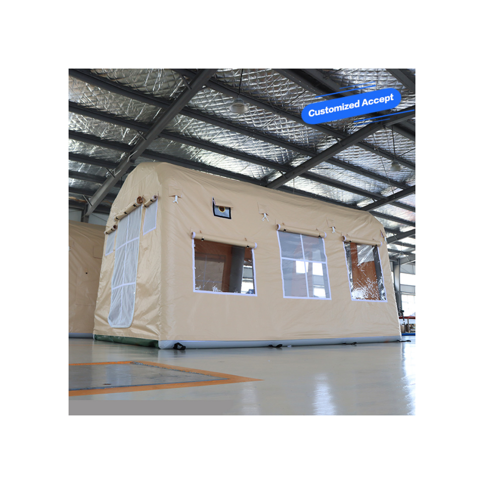 Factory Customized Wholesale Price Air Tight Manual Camping Tent Camping Inflatable Air Tent Outdoor Works Camping Tent