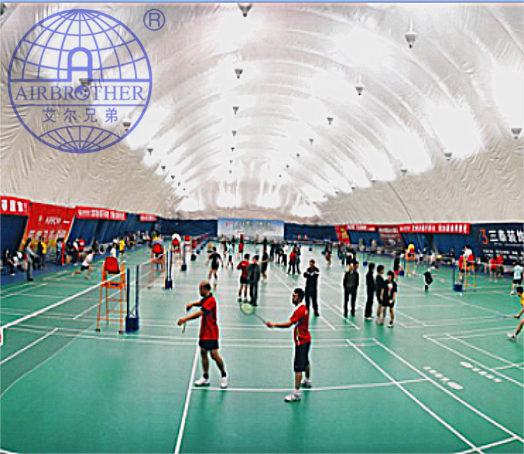 High Quality And Low Price Inflatable Dome Badminton Gymnasium 2018