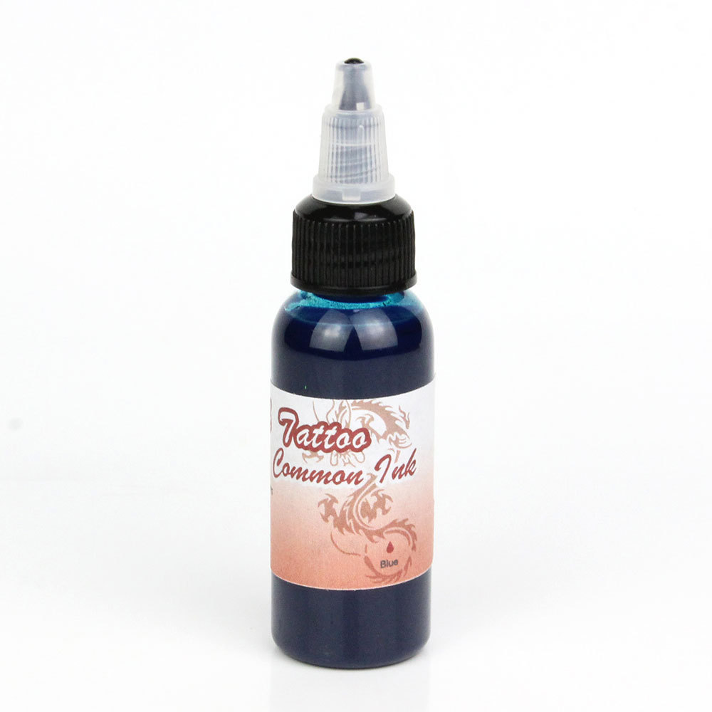 Temporary Alcohol Based Airbrush Tattoo Spray Carton Box White Tattoo Ink Bottle 8oz Triple Black Tattoo Ink Body Paint