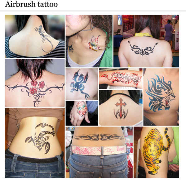 Temporary Lasting long time Airbrush Tattoo Spray Tattoo Ink