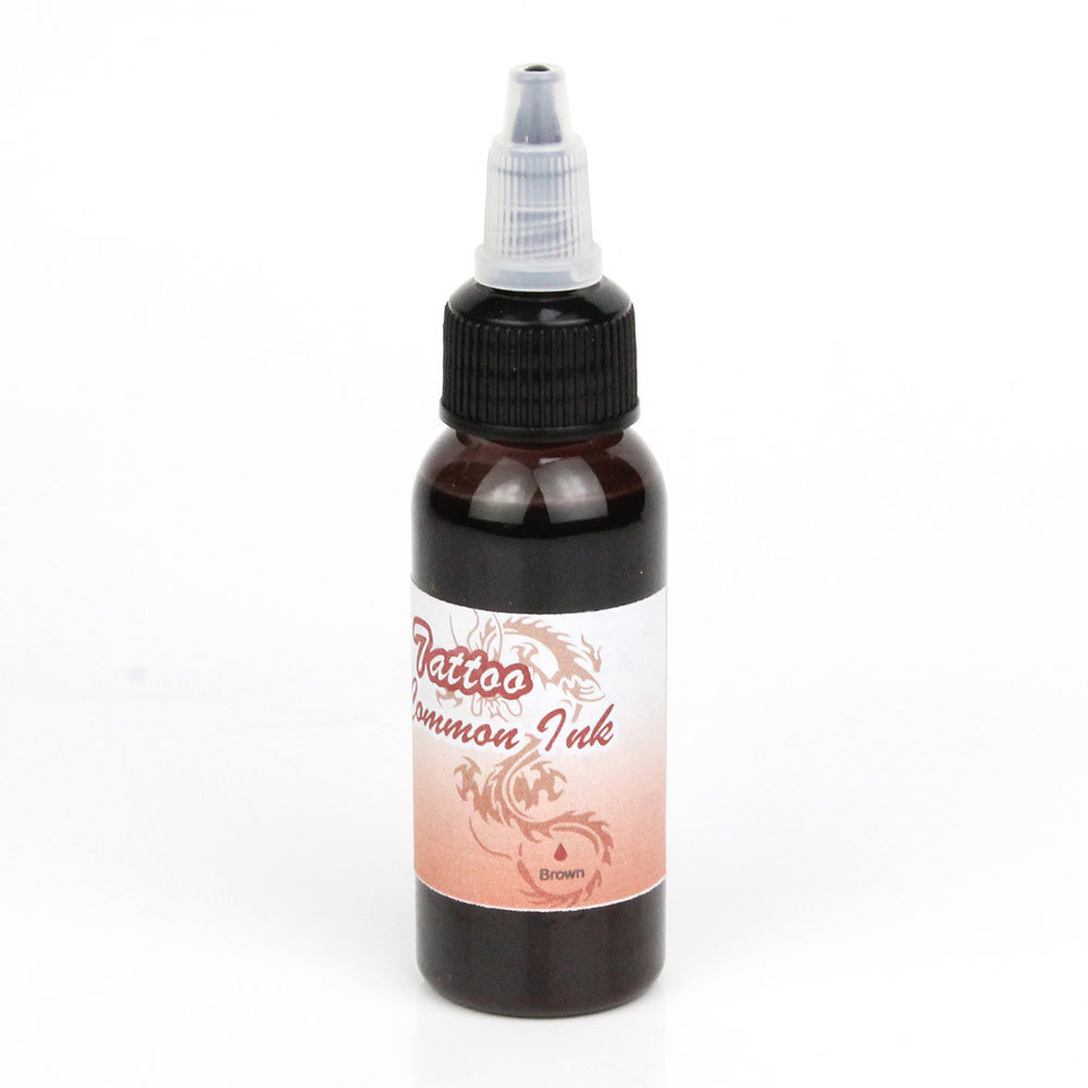 Temporary Alcohol Based Airbrush Tattoo Spray Carton Box White Tattoo Ink Bottle 8oz Triple Black Tattoo Ink Body Paint