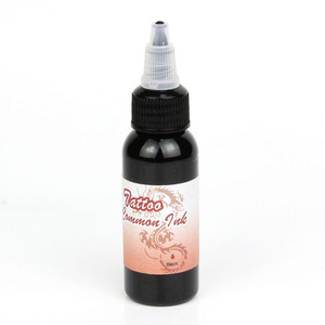 Temporary Alcohol Based Airbrush Tattoo Spray Carton Box White Tattoo Ink Bottle 8oz Triple Black Tattoo Ink Body Paint