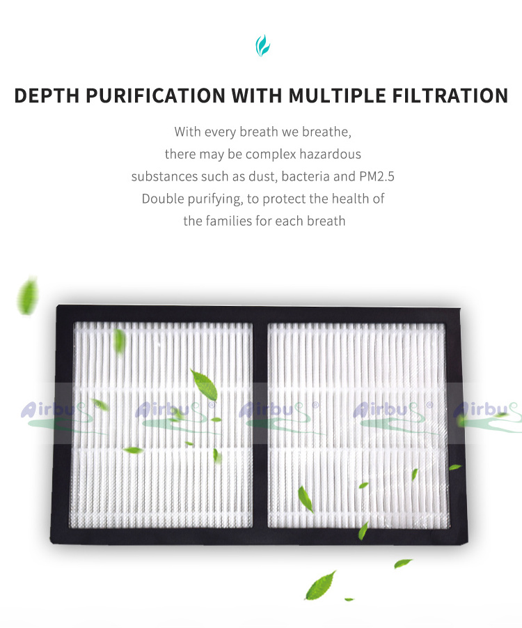 Intelligent display multi-function dust removal odor sterilization high concentration negative oxygen ion car air purifier