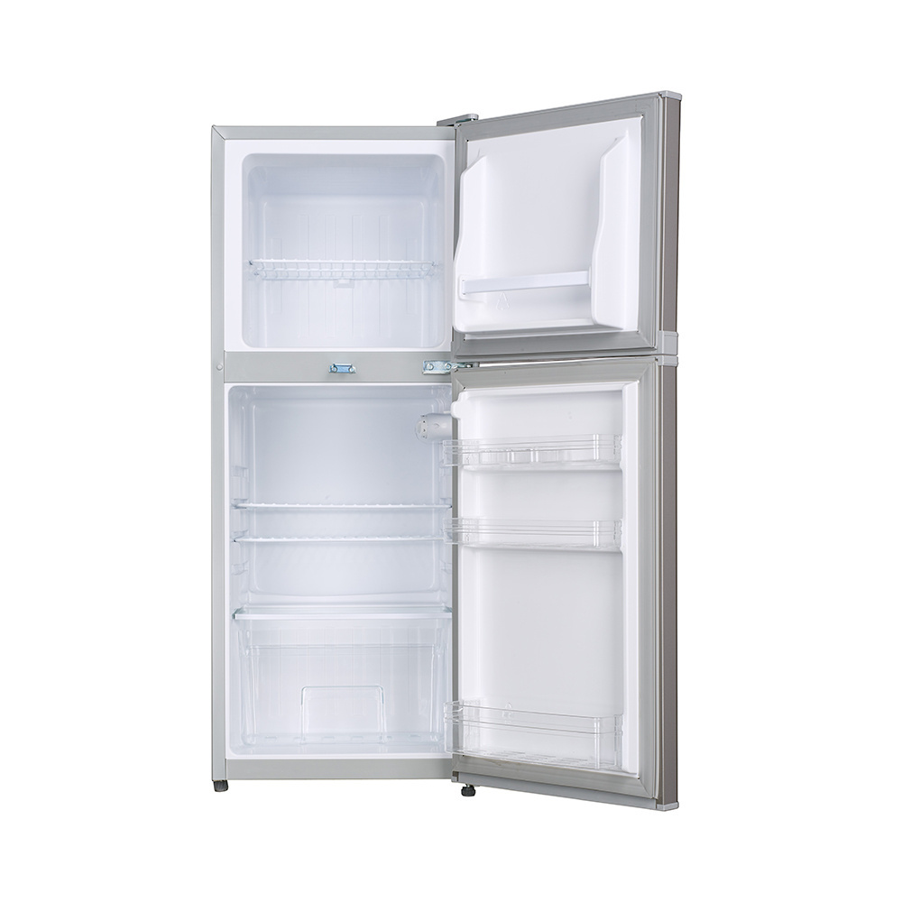 108L Factory Direct Supply Home Refrigerator Double Door Mini Fridge With Lock And Key