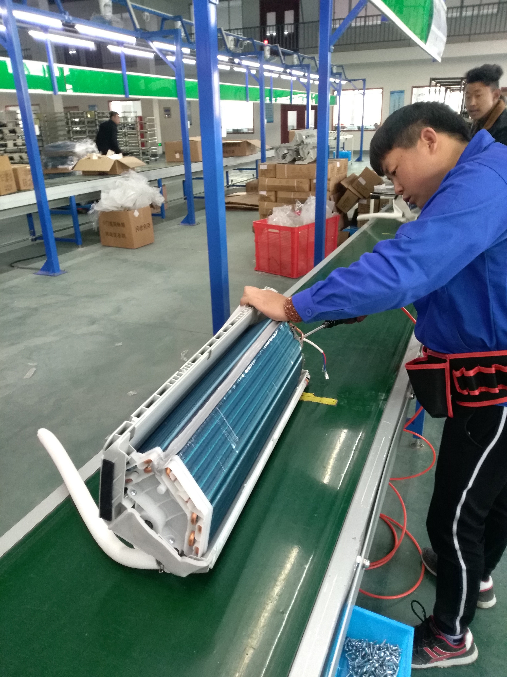 Air Conditioner Factory Build Fully Automatic Production Line Production Equipment Automated Assembly Line