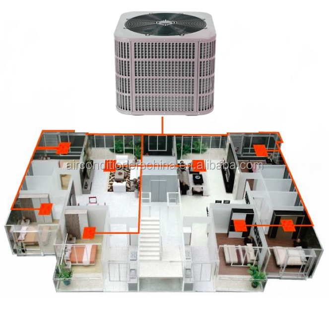 Top discharge condenser with Uncased coil