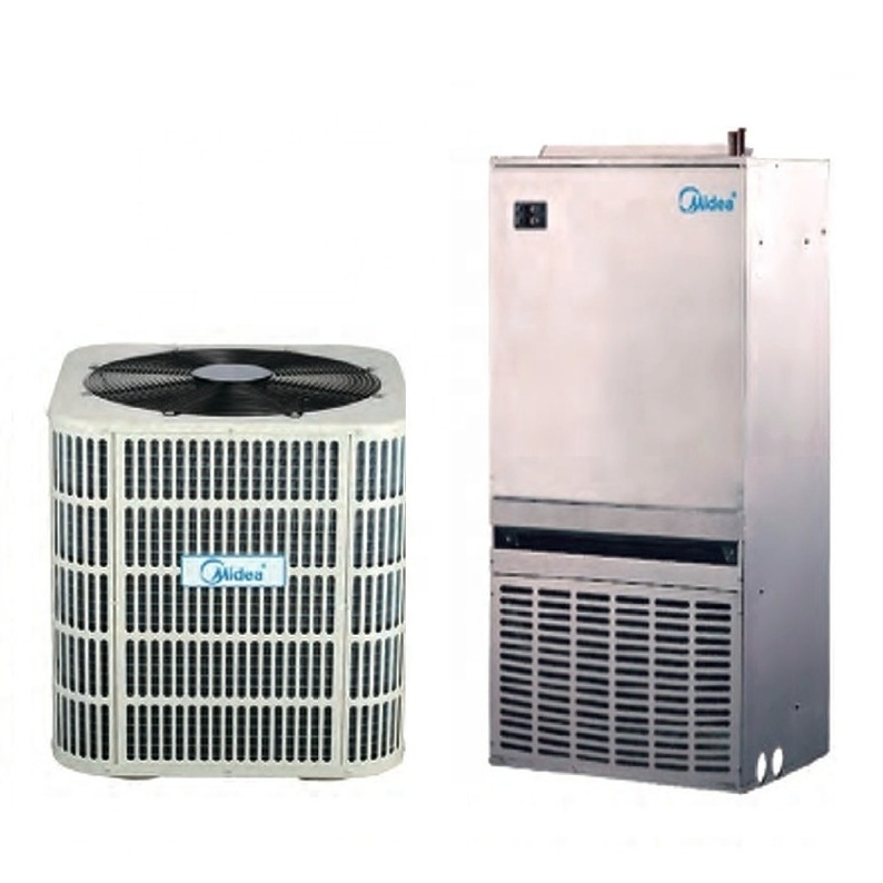 Condenser unit with wall mounted air handlers