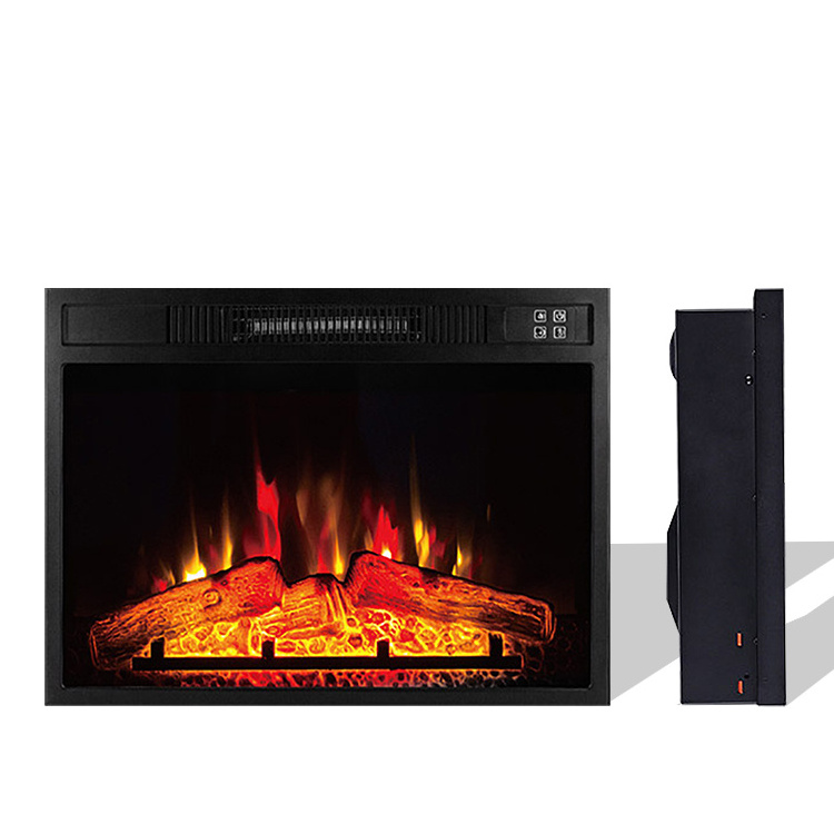 Modern Virtual flame Indoor Mirrored Fireplace Electric Heater