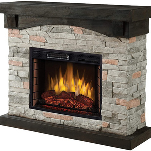 Modern Virtual flame Indoor Mirrored Fireplace Electric Heater