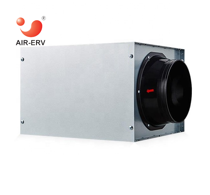 Ventilation System Humidity Control Heat Recovery Ventilator For Office Basement Smoke Room Home With Filter