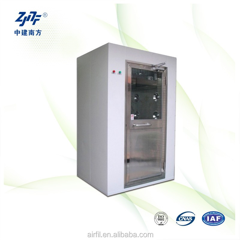 Industrial pass box portable air booth machine dust free Air Shower clean room with nozzle Powder Coating Steel HEPA FFU Filter