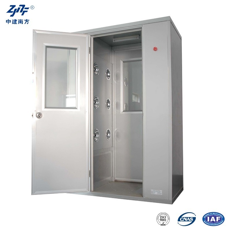 ISO9001 Semiconductor portable elektric self assembly modular automatic bowing clena room air shower with nozzles disinfection