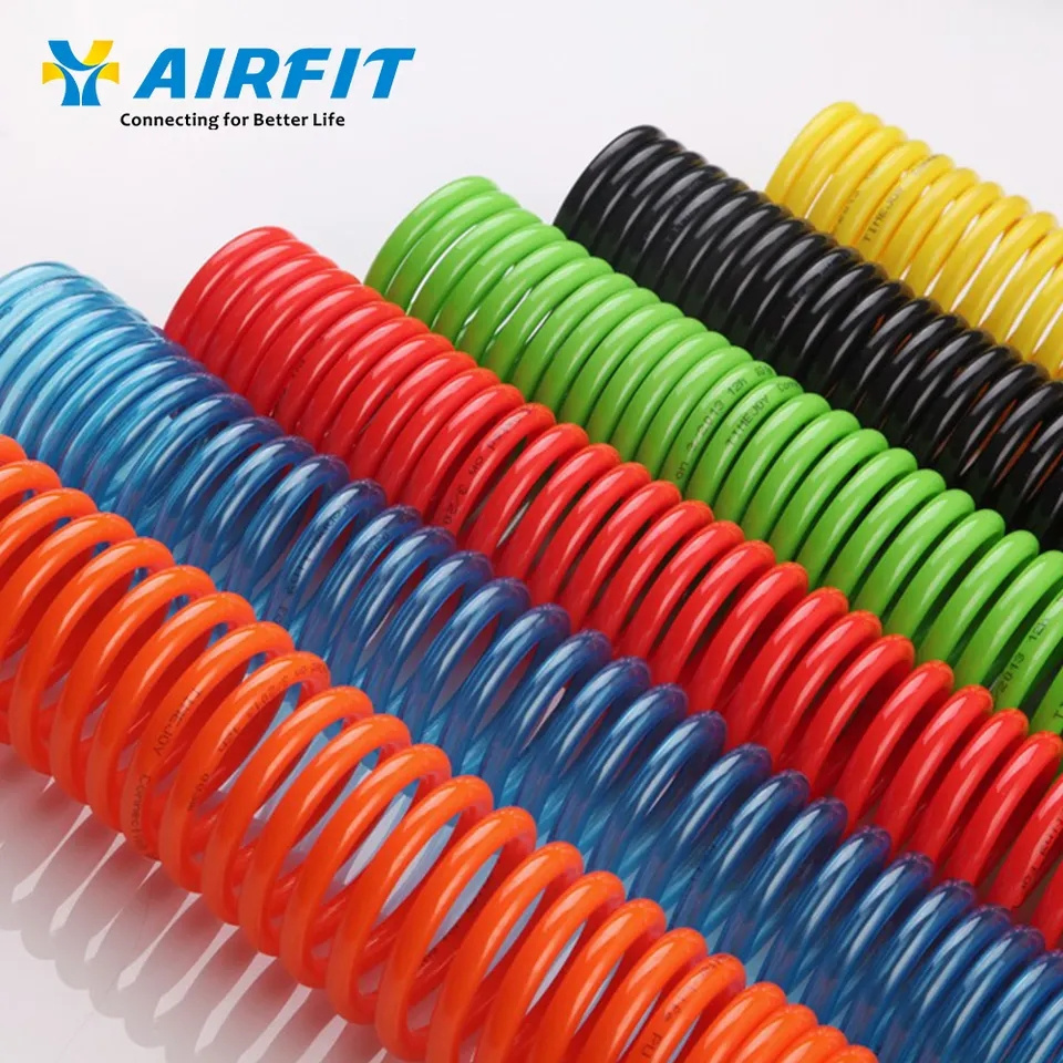 12mm 200mm Polyethylene Coil Bubble Flexible Spiral Bladder Inflatable Pneumatic Shaft Rubber Air Gun Pu Tube