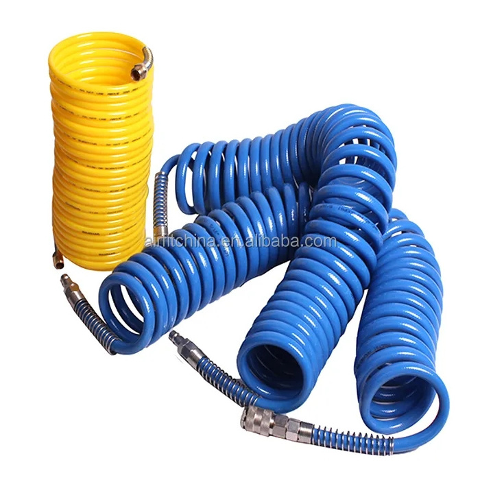 12mm 200mm Polyethylene Coil Bubble Flexible Spiral Bladder Inflatable Pneumatic Shaft Rubber Air Gun Pu Tube