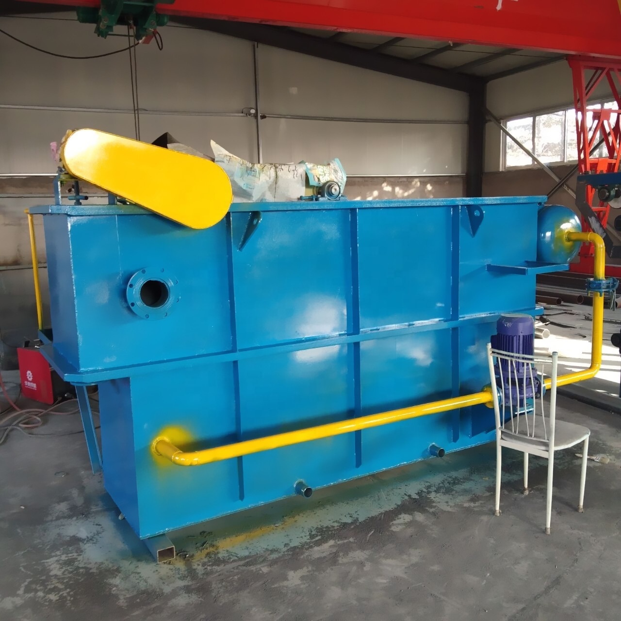 oil skimmer daf unit Water Treatment Machinery Heavy Metal Recovery oil grease oil refining Integrated DAF Dissolved Air Flotation Units Dairy farming Meat processing plants dissolved air flotation