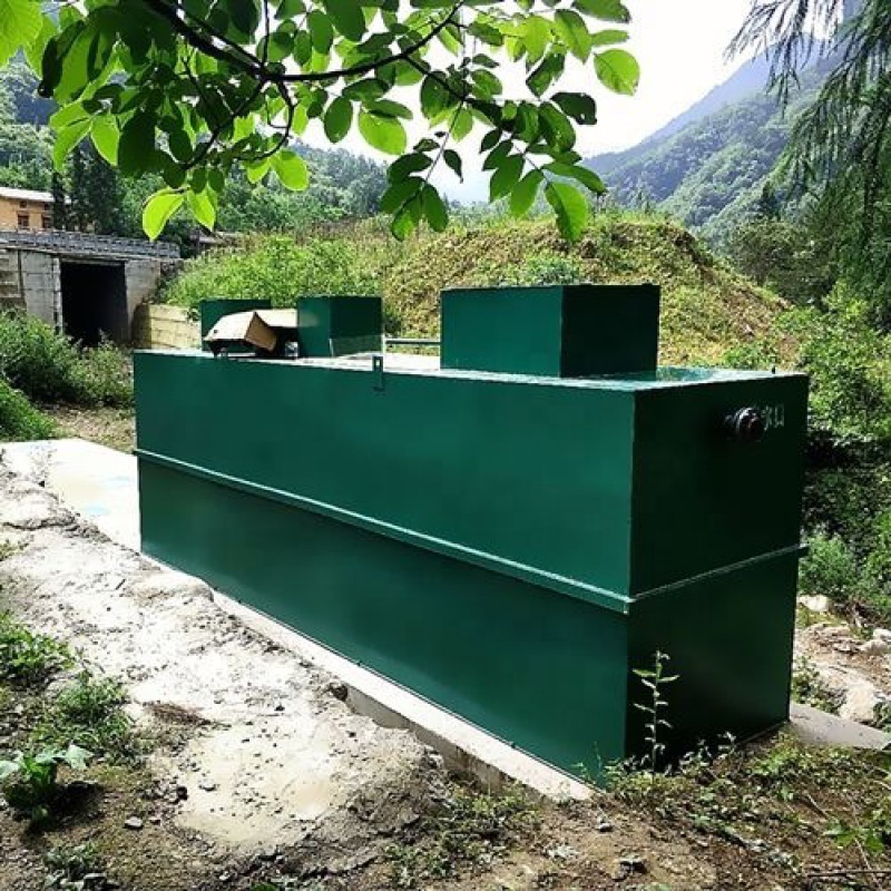 Heavy 10 to 15 CMD wastewater requirements MBR/MBBR container wastewater treatment plant and technology Intelligent Compact Unit