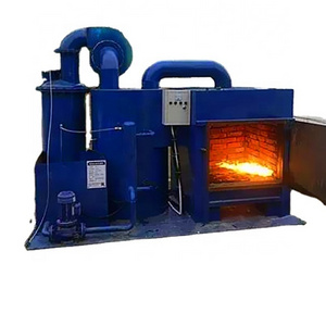 Waste Treatment Machinery Customized High Temperature Smokeless harmless hazardous infectious disposal Medical solid Waste Treatment Incinerator Machine incinerator cremation machine