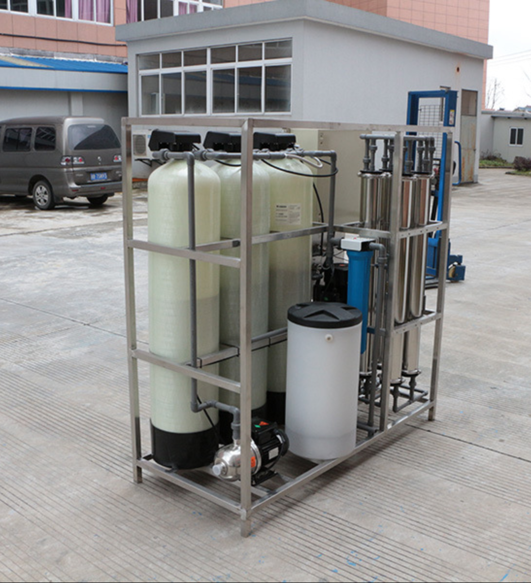 resin exchange column ion r.o water plant mini water purification plant ro small distillation plant softener hansi don machine