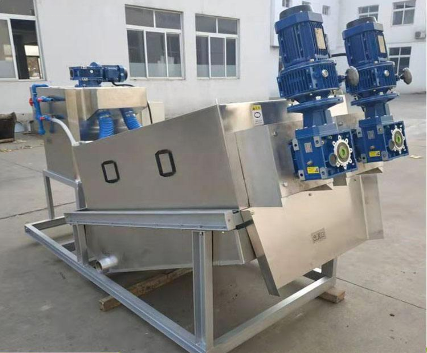 dewatering screw Sludge Dewatering Machine Volute Dewater Screw Press Slaughtering sewage screw press sludge dewaterer equipment