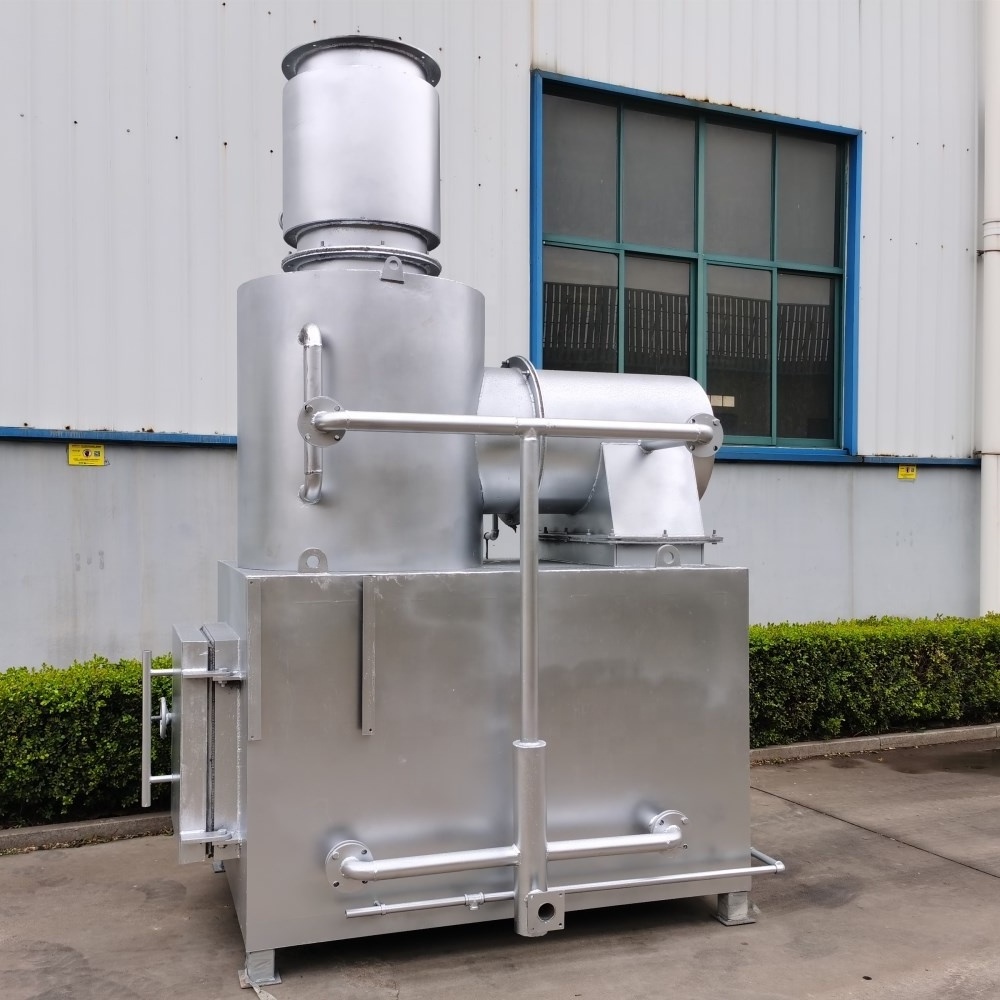 Waste Treatment Machinery Customized High Temperature Smokeless harmless hazardous infectious disposal Medical solid Waste Treatment Incinerator Machine incinerator cremation machine