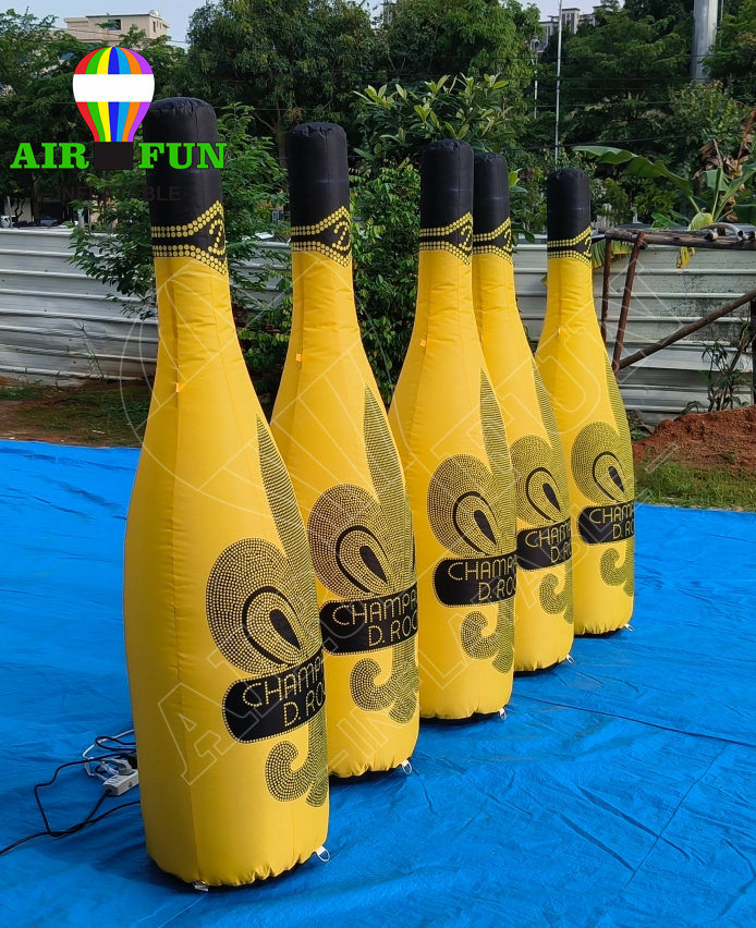 AIRFUN Inflatable Bottle Giant Inflatable Bottle Customized Beer inflatable advertising bottle can