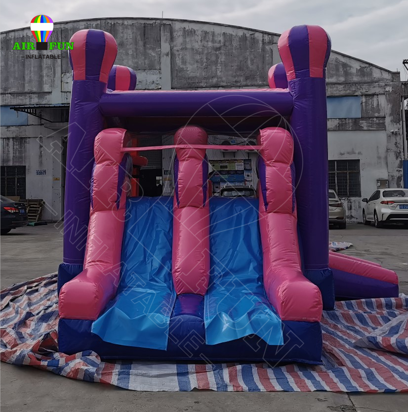 Airfun  Commercial kids playground obstacle toboggan gonflable bouncy water slide combo bounce house inflatable bouncer jumping