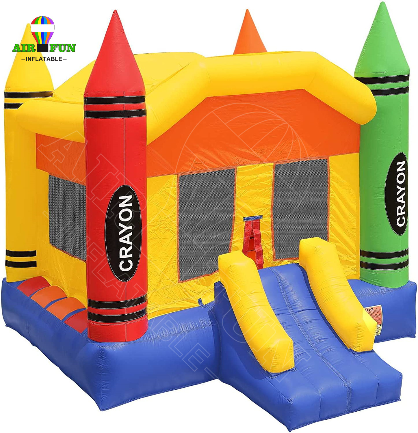 Airfun Children Soft small indoor Inflatable Trampoline Jump caryon Castle Bouncer Ocean Ball Inflatable Playground for kid